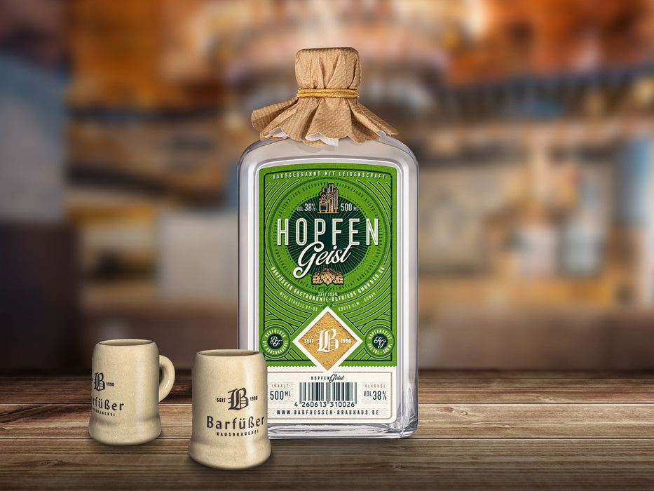 Barfüßer Geschenkbox mit Hopfengeist