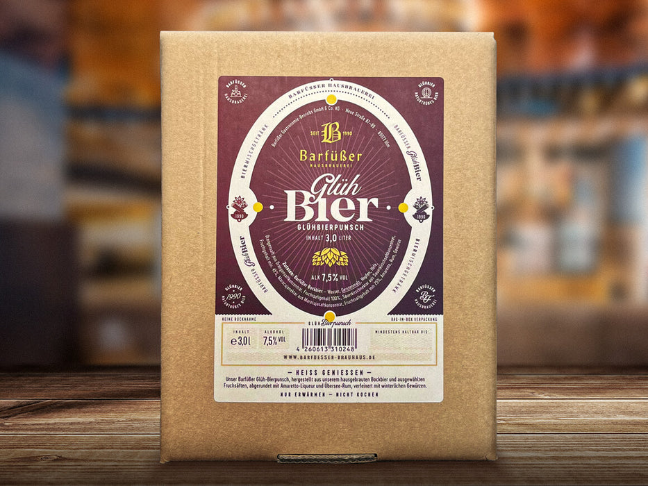Barfüßer Glühbierpunsch - Winteredition